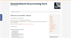 Desktop Screenshot of bbsn-basketball.de