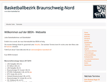 Tablet Screenshot of bbsn-basketball.de